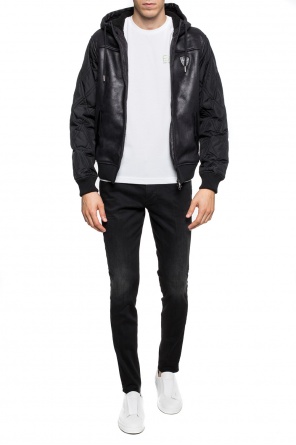 Logo-patched padded jacket, zdjęcie 2 Logo-patched padded jacket od EA7 Emporio Armani